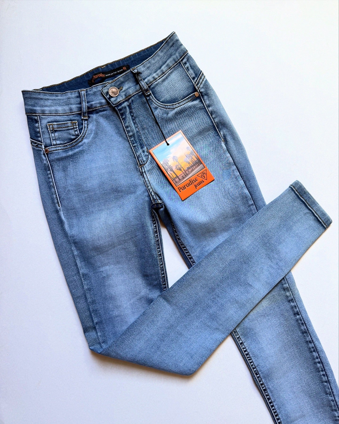 Jeans Paradise clásico skinny🤍