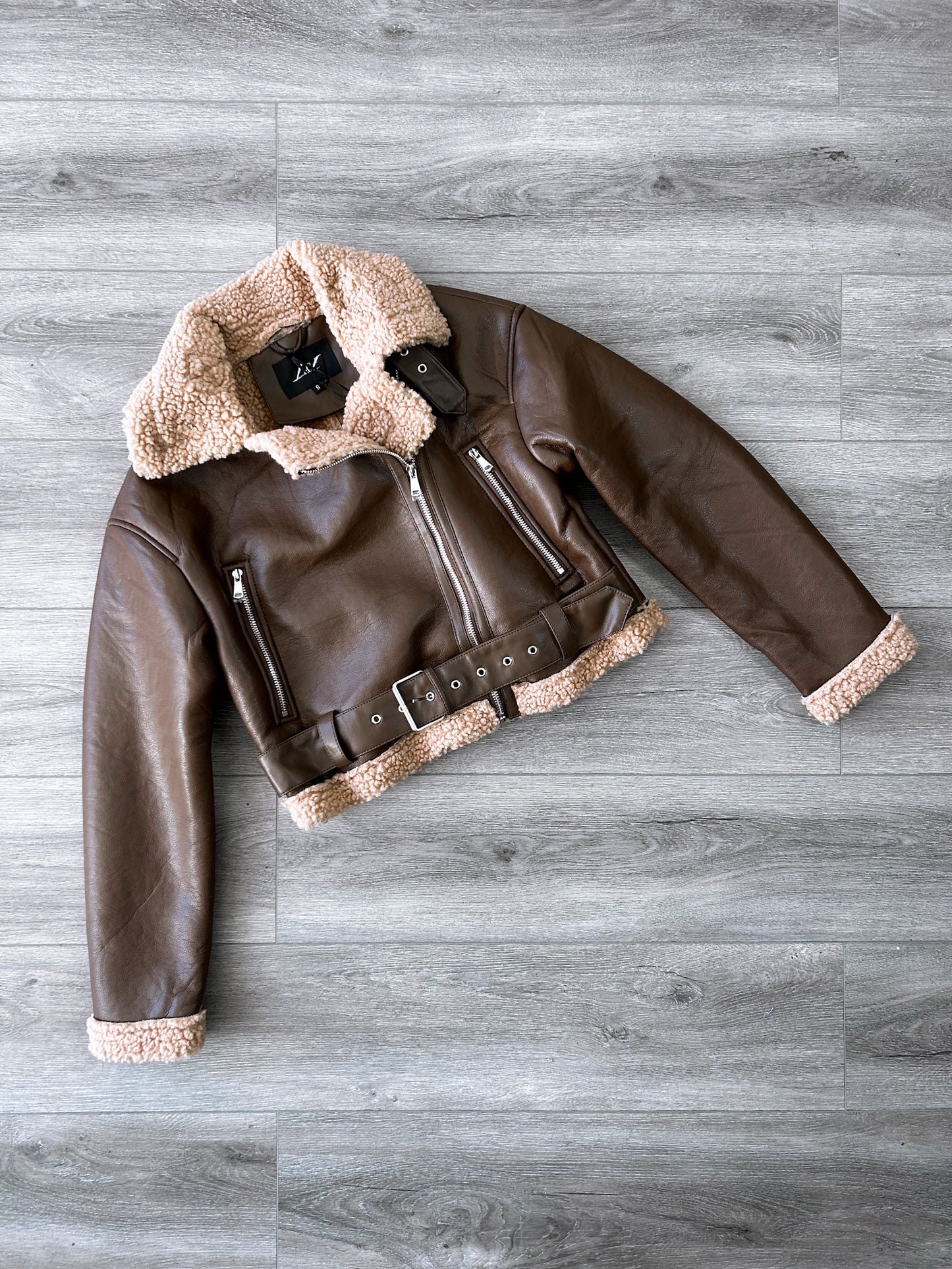 Chaqueta aviadora coffe🤎