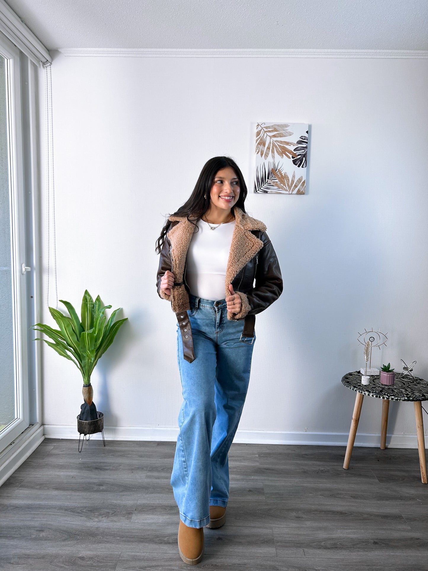 Chaqueta aviadora coffe🤎