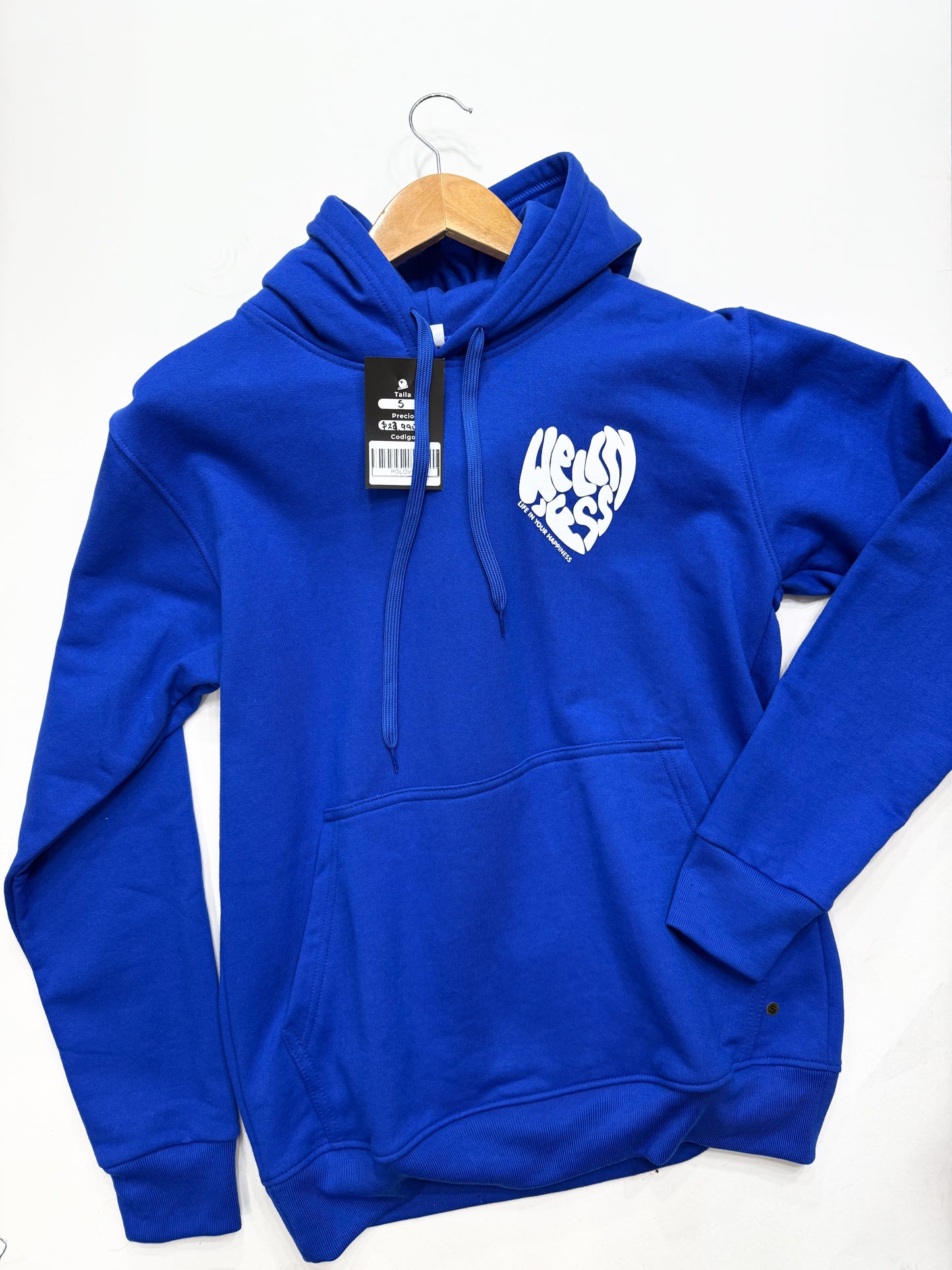 Poleron azul corazón 💙