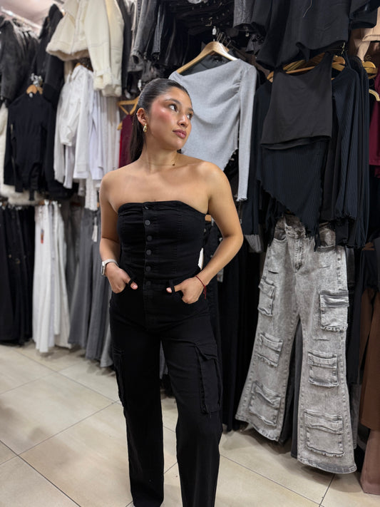 Enterito jeans premium