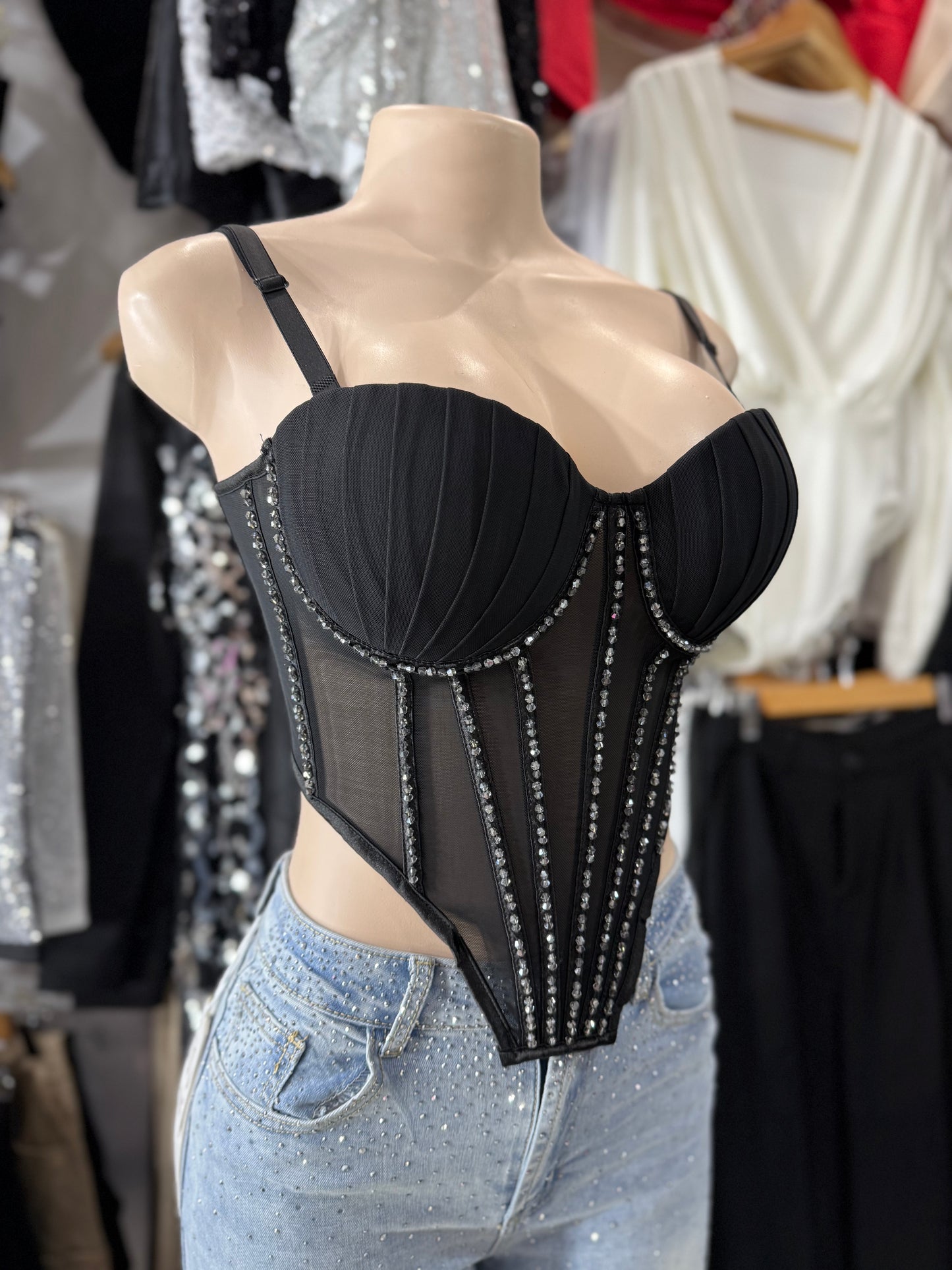 Corset premium brillos