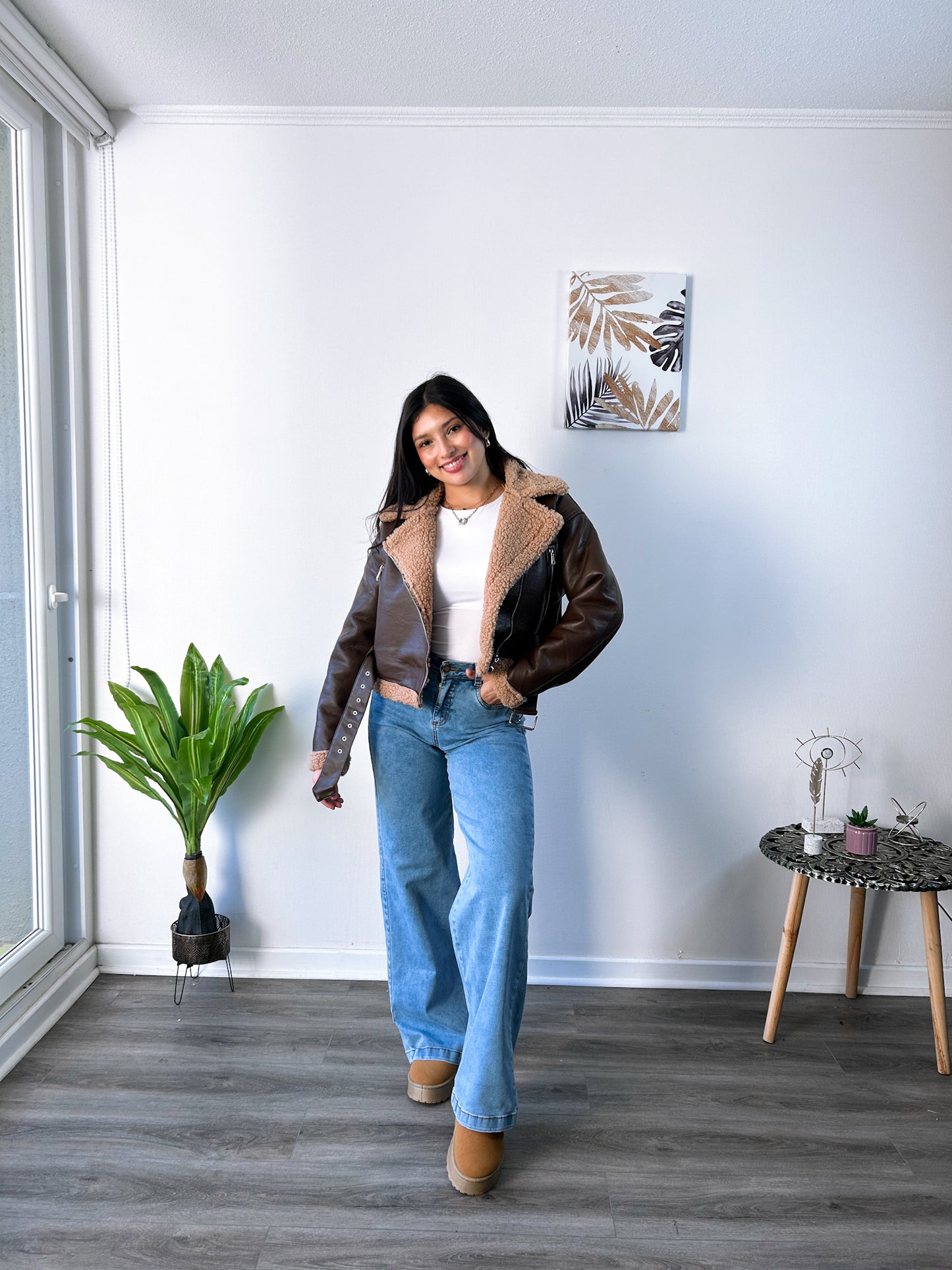 Chaqueta aviadora coffe🤎