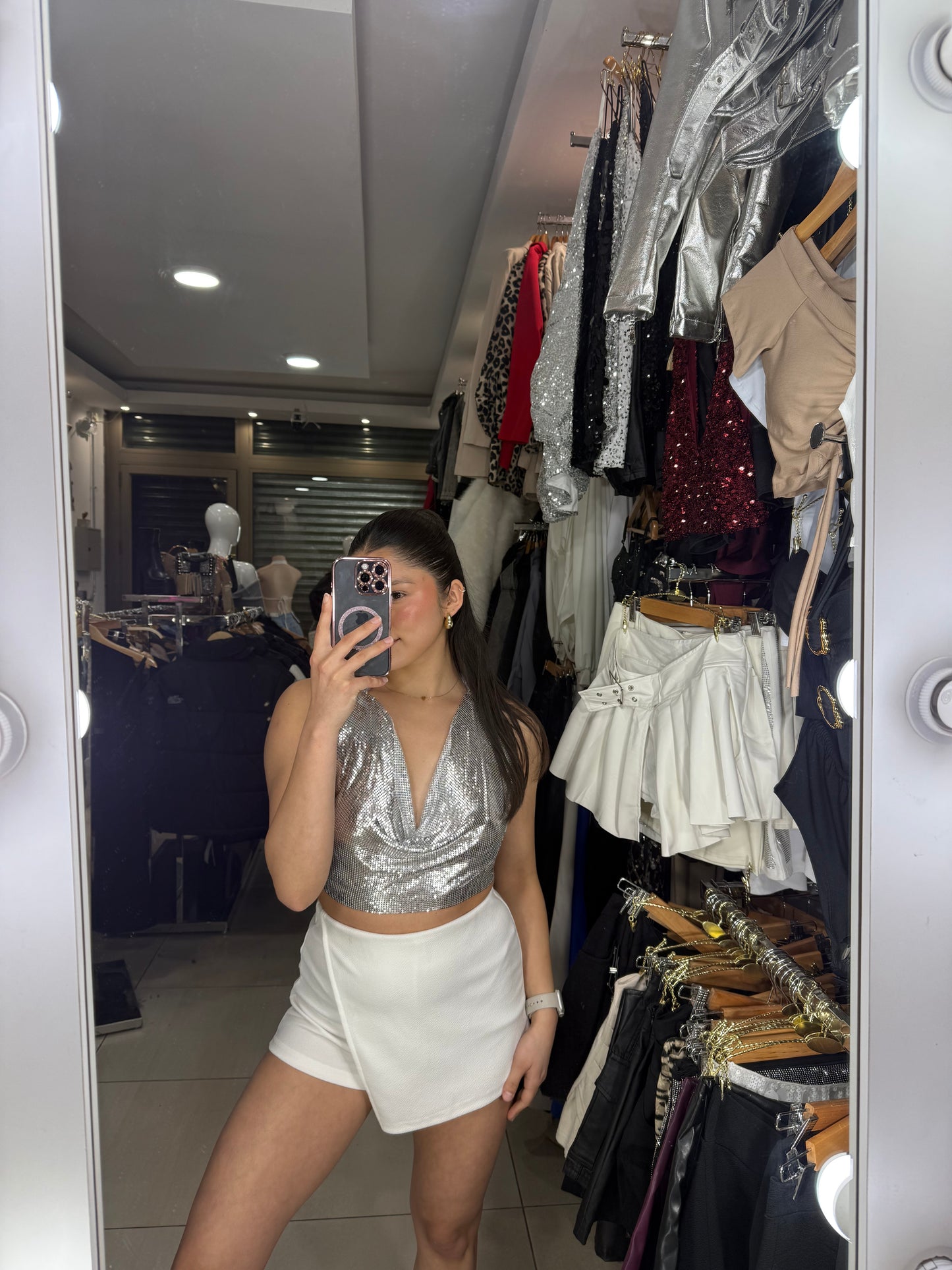 Top metalizado premium