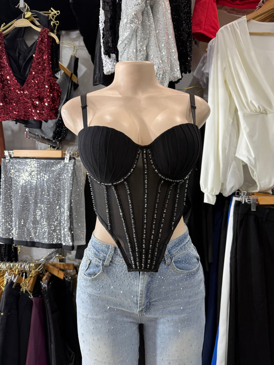 Corset premium brillos
