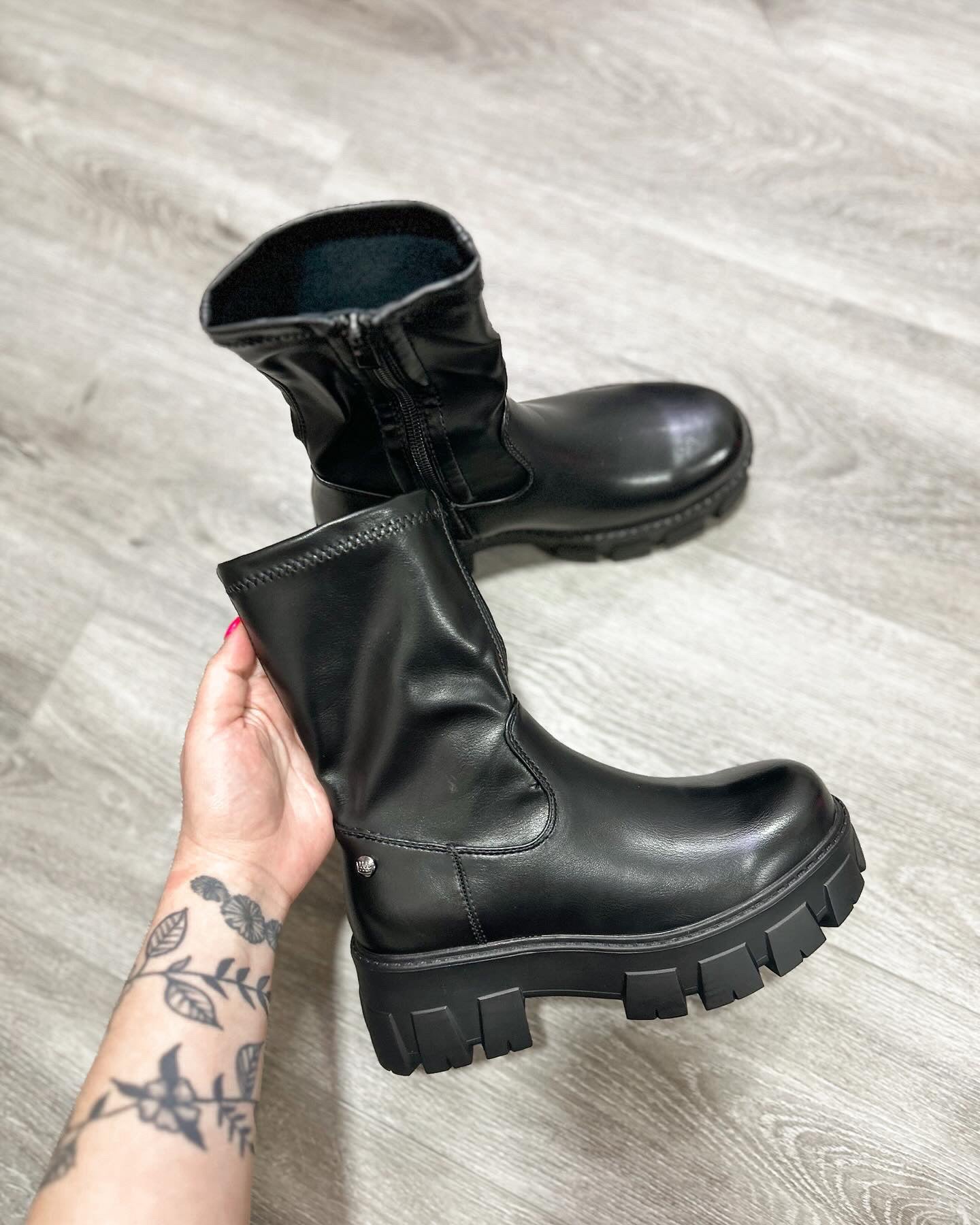 Botas biker cortitas