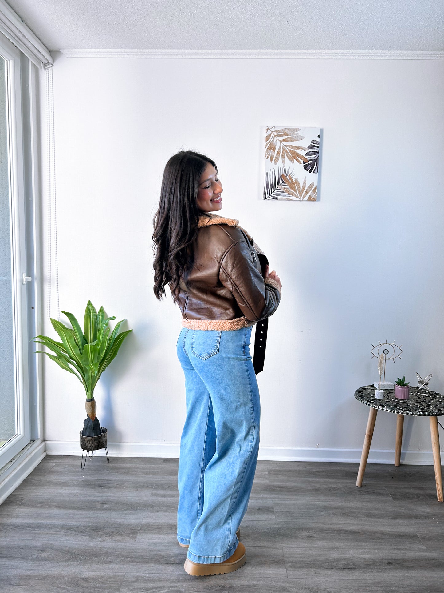 Chaqueta aviadora coffe🤎